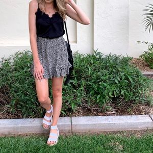 American Eagle Leopard Skirt